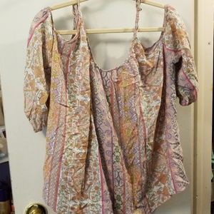 Victoria's Secret cold shoulder sleep shirt top